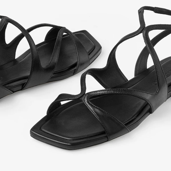Black Jimmy Choo Ayla Flat, view 4 | Flats