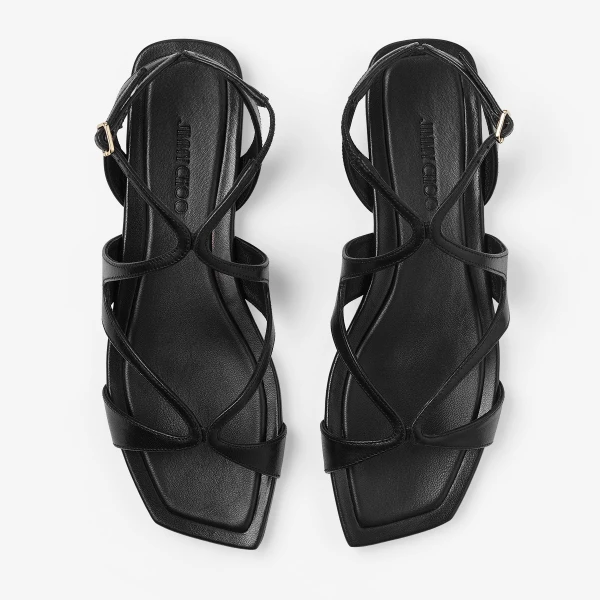 Black Jimmy Choo Ayla Flat, view 5 | Flats
