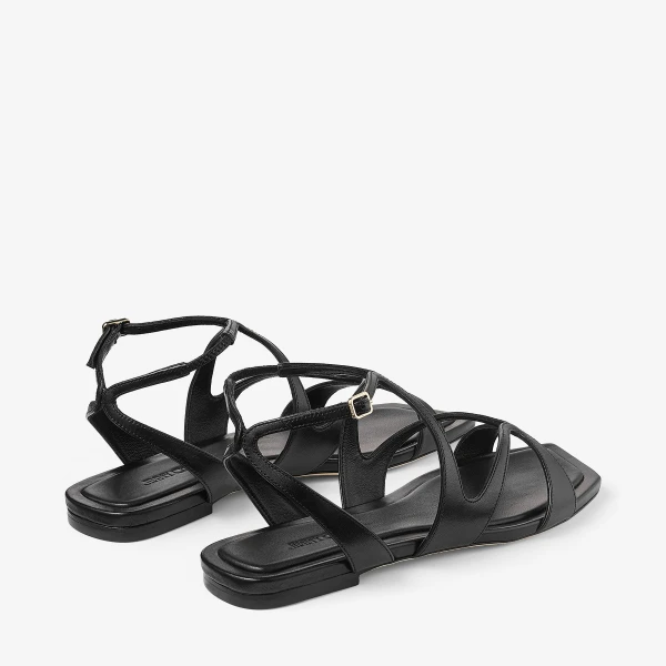 Black Jimmy Choo Ayla Flat, view 6 | Flats