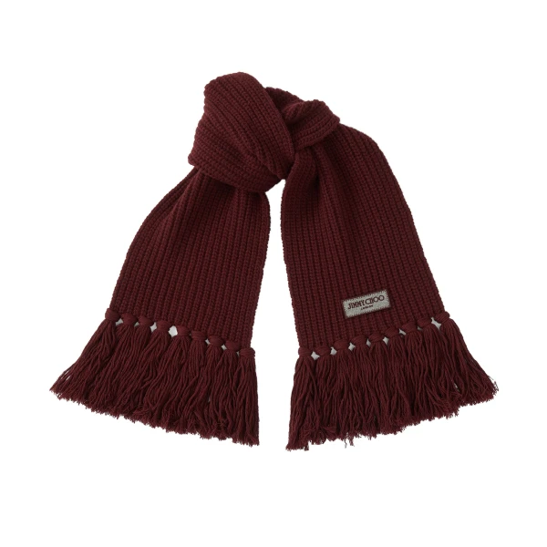 Red Jimmy Choo Aylin Scarf | Scarves
