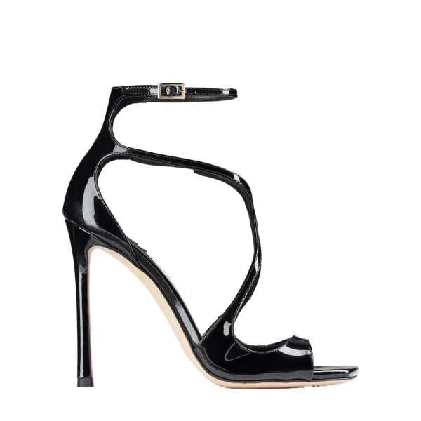 Black Jimmy Choo Azia 110 Sandals | Sandals