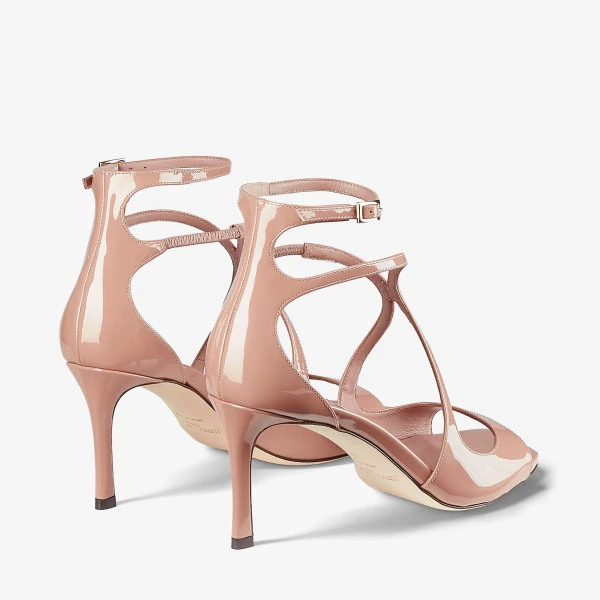Ballet Pink Jimmy Choo Azia 75 Sandals, view 5 | Sandals