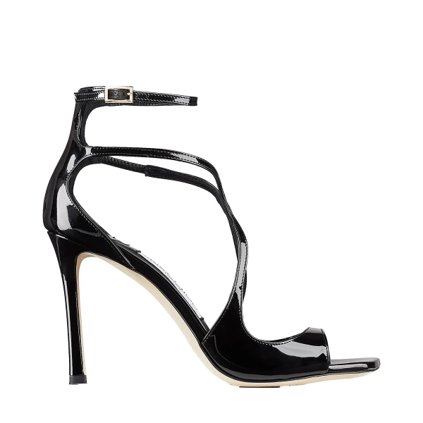 Black Jimmy Choo Azia 95 Sandals | Sandals