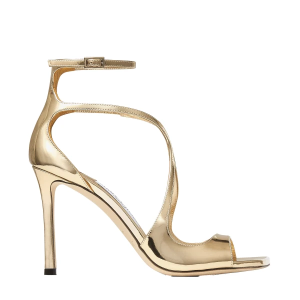 Metallic Jimmy Choo Azia 95 Sandals | Sandals
