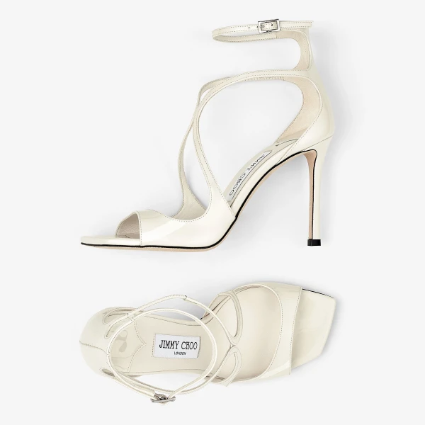 Latte Jimmy Choo Azia 95 Sandals, view 5 | Sandals