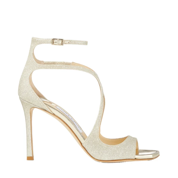 Metallic Jimmy Choo Azia 95 Sandals | Sandals