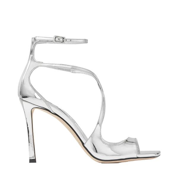 Metallic Jimmy Choo Azia 95 Sandals | Sandals