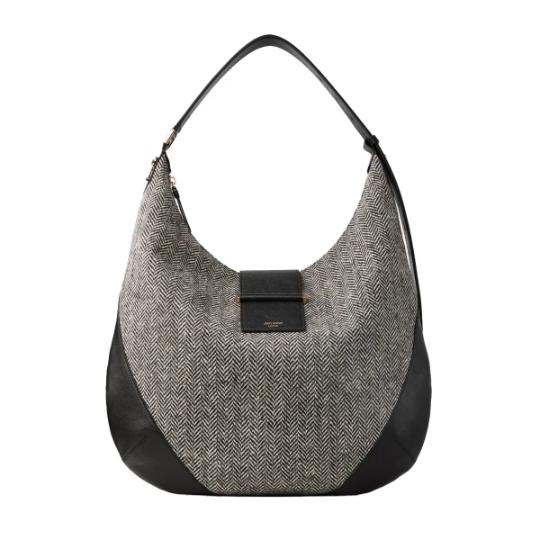 Black Jimmy Choo Bar Hobo Medium | Shoulder & Crossbody Bags