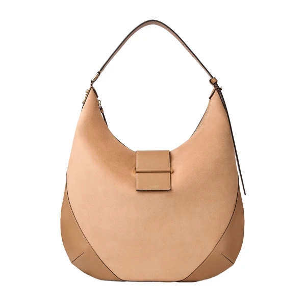 Beige Jimmy Choo Bar Hobo Medium | Shoulder & Crossbody Bags