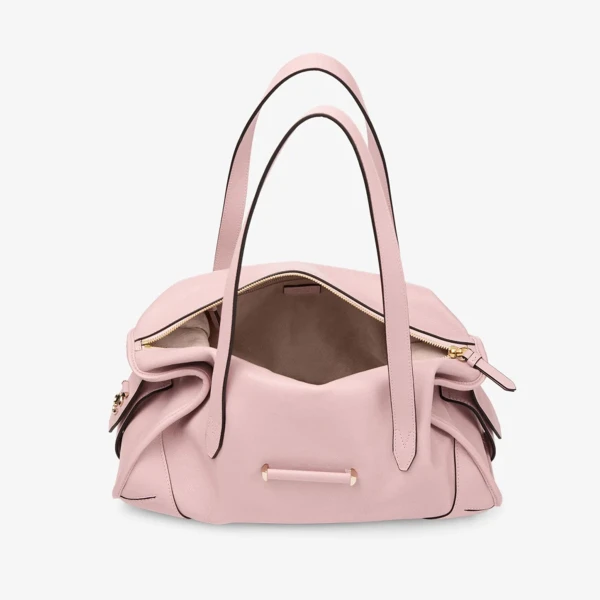Pink and Shiny Gold Jimmy Choo Bar Holdall Medium, view 5 | Totes & Top-Handle Bags