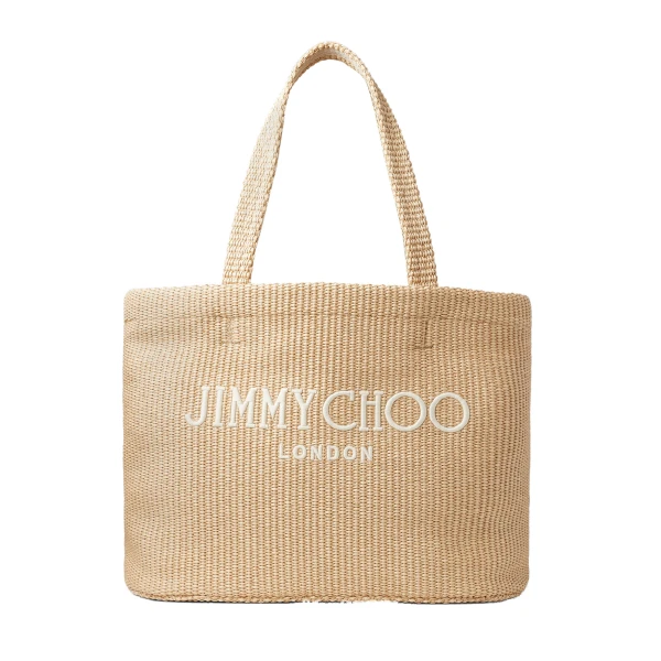 Beige Jimmy Choo Beach Tote East-west | Totes & Top-Handle Bags