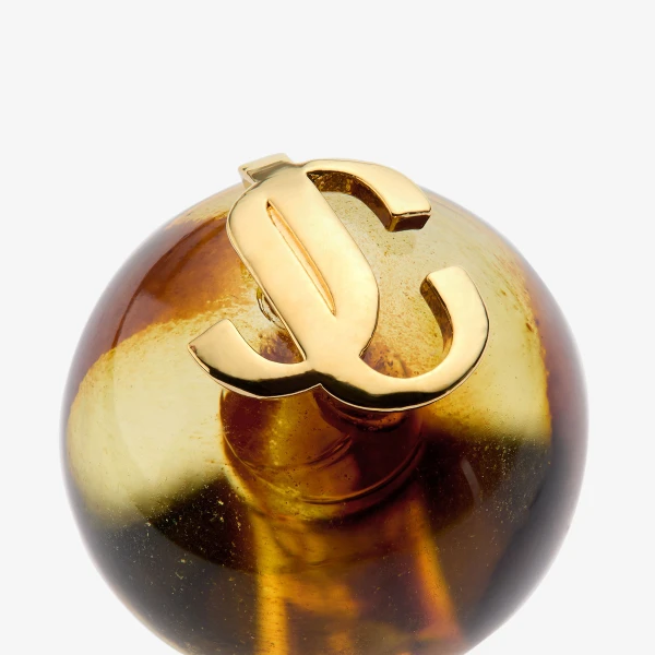 Tortoiseshell and Gold Jimmy Choo Beads Earrings, view 3 | Earrings