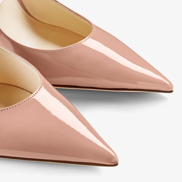 Ballet Pink Jimmy Choo Bing 100 Mules, view 3 | Mules