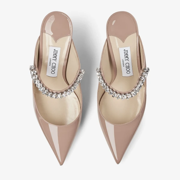 Ballet Pink Jimmy Choo Bing 65 Mules, view 4 | Mules