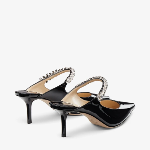 Black Jimmy Choo Bing 65 Mules, view 5 | Mules