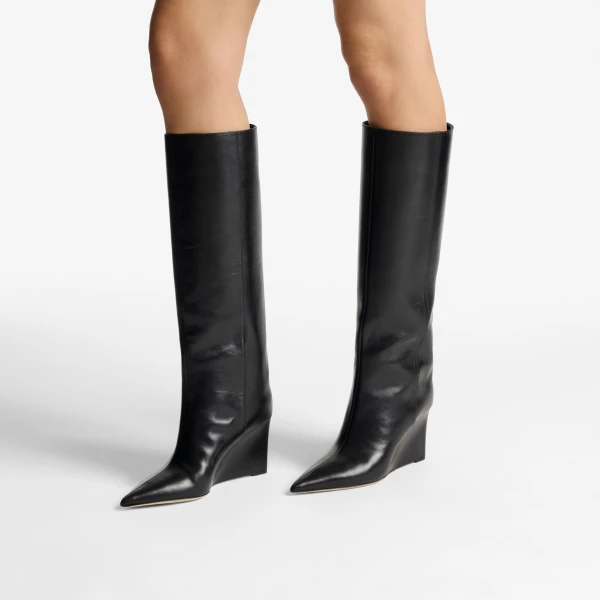 Black Jimmy Choo Blake Knee Boot 85, view 2 | Boots