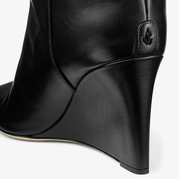 Black Jimmy Choo Blake Knee Boot 85, view 4 | Boots