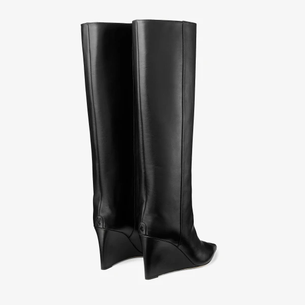 Black Jimmy Choo Blake Knee Boot 85, view 5 | Boots
