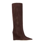 Beige Jimmy Choo Blake Knee Boot 85 | Boots