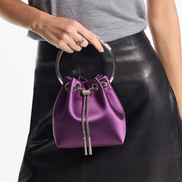 Winter Bloom and Silver Jimmy Choo Bon Bon Bracelet, view 2 | Bucket Bags