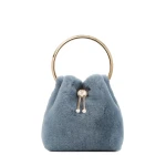 Blue Jimmy Choo Bon Bon Bucket Bag | Bucket Bags
