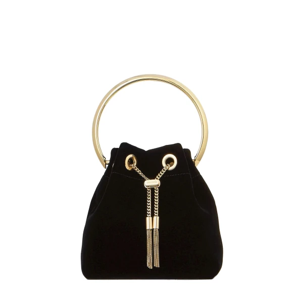 Black Jimmy Choo Bon Bon Bucket Bag | Bucket Bags