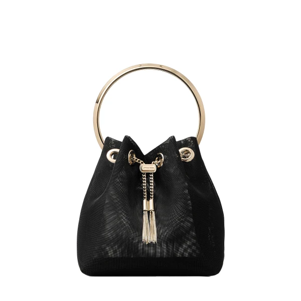 Black Jimmy Choo Bon Bon Bucket Bag | Bucket Bags