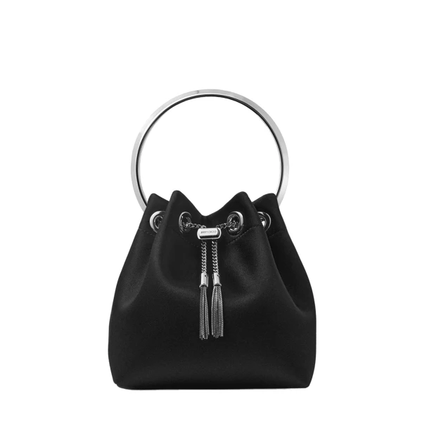 Black Jimmy Choo Bon Bon Bucket Bag | Bucket Bags