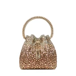 Metallic Jimmy Choo Bon Bon Bucket Bag | Bucket Bags