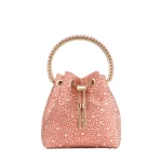 Pink Jimmy Choo Bon Bon Bucket Bag | Bucket Bags