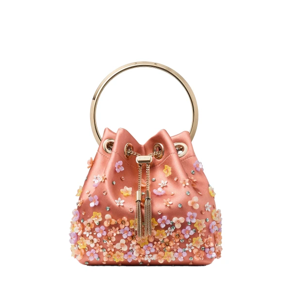 Pink Jimmy Choo Bon Bon Bucket Bag | Bucket Bags