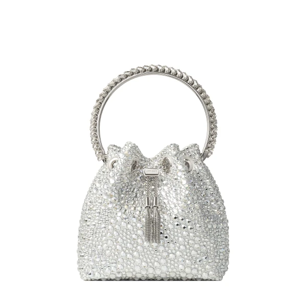 Ivory Jimmy Choo Bon Bon Bucket Bag | Bucket Bags
