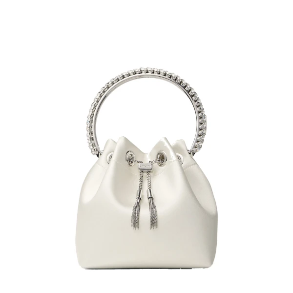 Ivory Jimmy Choo Bon Bon Bucket Bag | Bucket Bags