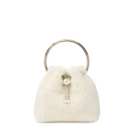 Beige Jimmy Choo Bon Bon Bucket Bag | Bucket Bags