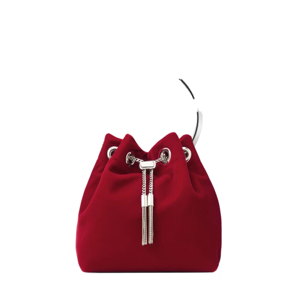 Red Jimmy Choo Bon Bon Bucket Bag | Bucket Bags