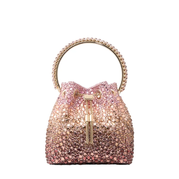 Pink Jimmy Choo Bon Bon Bucket Bag | Bucket Bags
