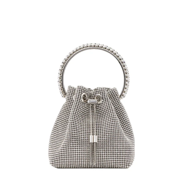 Metallic Jimmy Choo Bon Bon Bucket Bag | Bucket Bags