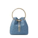 Blue Jimmy Choo Bon Bon Bucket Bag | Bucket Bags