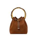 Beige Jimmy Choo Bon Bon Bucket Bag | Bucket Bags