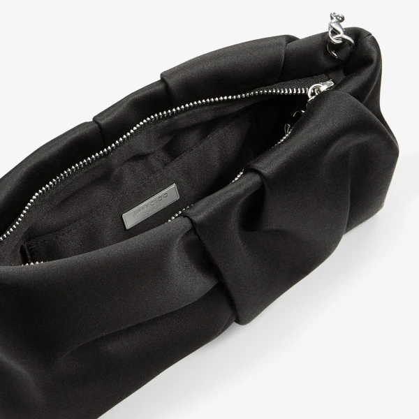 Black Jimmy Choo Bonny Clutch, view 4 | Clutch Bags