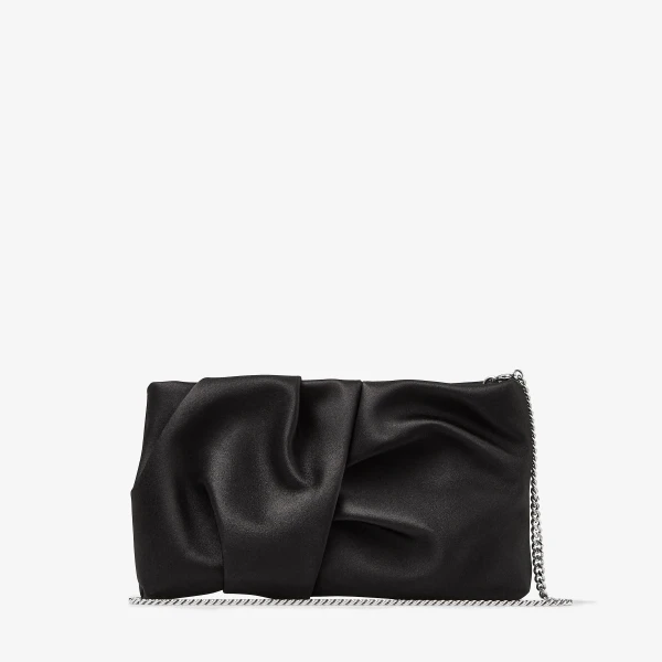 Black Jimmy Choo Bonny Clutch, view 6 | Clutch Bags