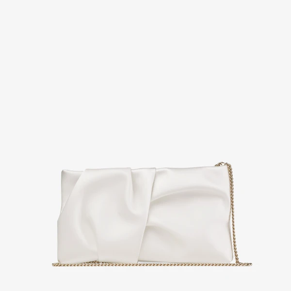 Ivory Jimmy Choo Bonny Clutch, view 6 | Clutch Bags