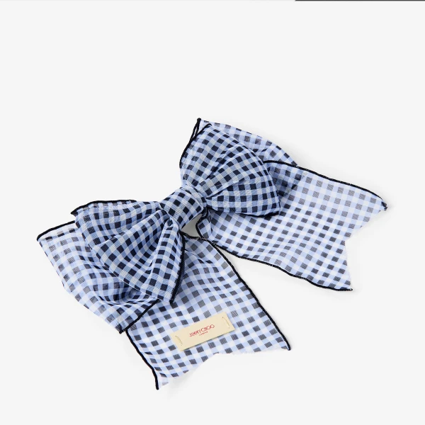 Marine Mix Jimmy Choo Bow Hair Clip, view 2 | Hair Accessories