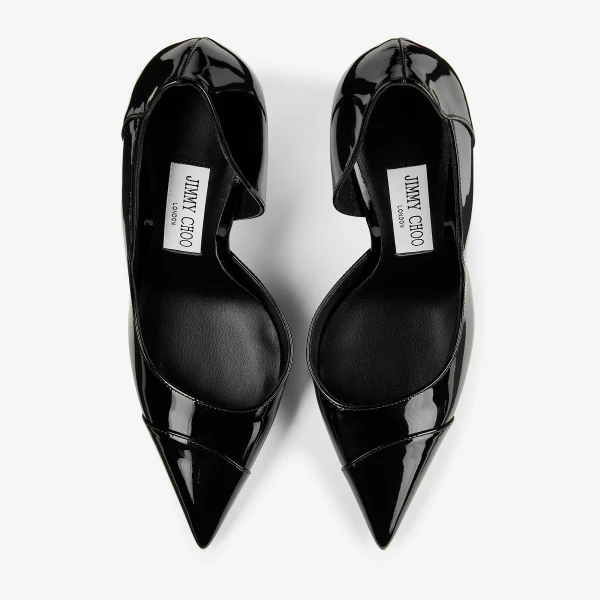 Black Jimmy Choo Brigitte 100 Pumps, view 5 | Heels