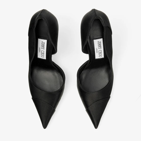 Black Jimmy Choo Brigitte 120 Pumps, view 4 | Heels