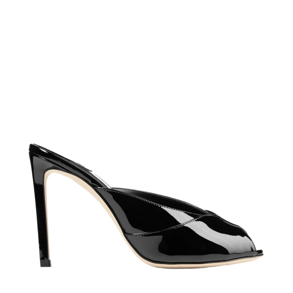 Black Jimmy Choo Brigitte Mule 100 | Mules