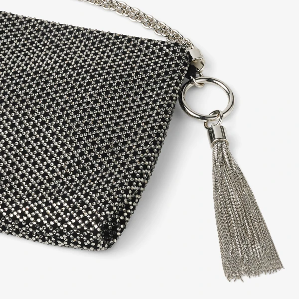 Black Jimmy Choo Callie Clutch, view 3 | Clutch Bags