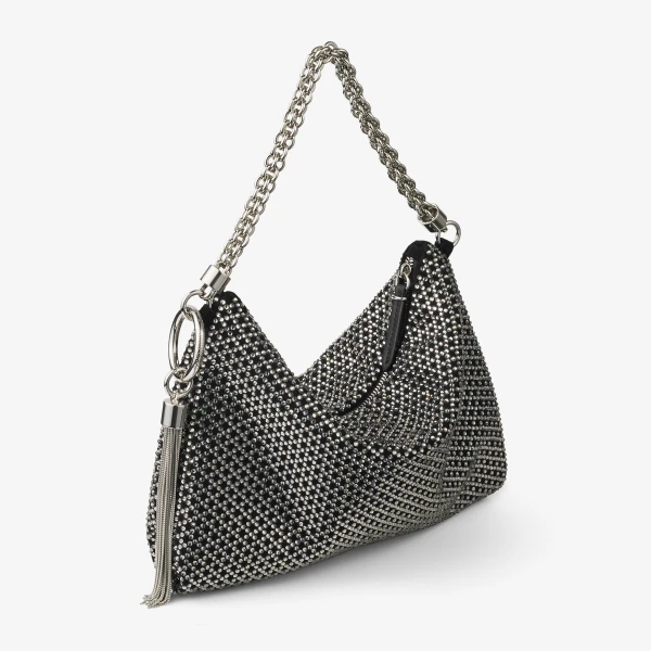 Black Jimmy Choo Callie Clutch, view 5 | Clutch Bags