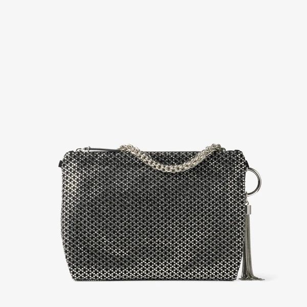 Black Jimmy Choo Callie Clutch, view 6 | Clutch Bags