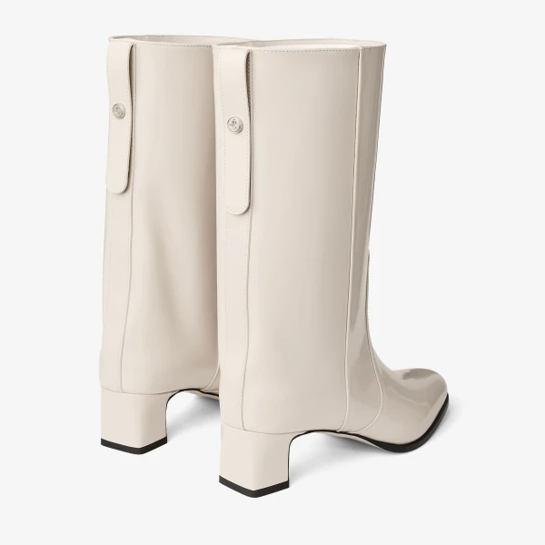 Bone Jimmy Choo Caly Mid 45 Ankle Boots, view 5 | Boots